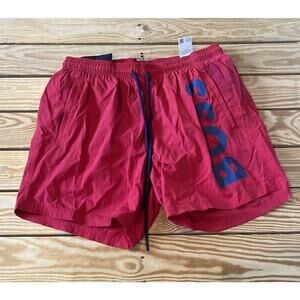 NEW Hugo Boss Swim Shorts Size XL Men’s Red